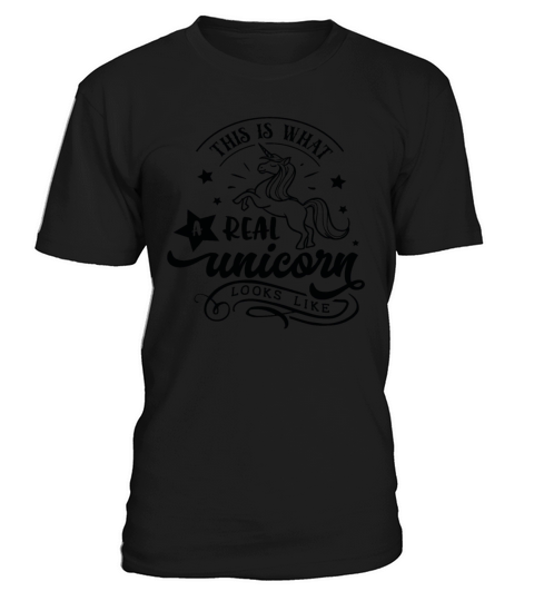 This Is What Real Unicorns Look Like Black Save T-Shirt Unisex
