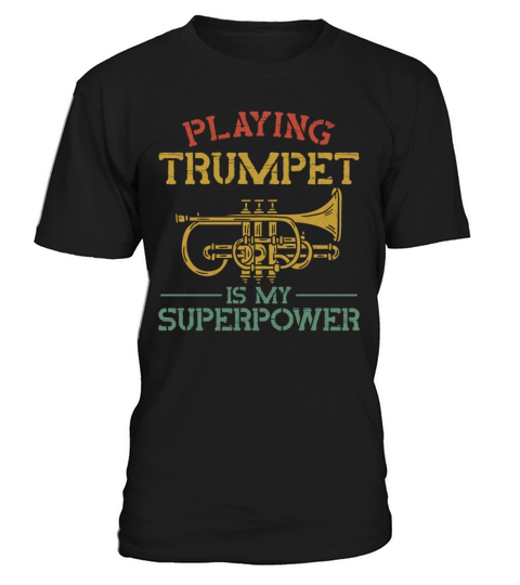 Trumpet Player Vintage Playing T-Shirt Unisex