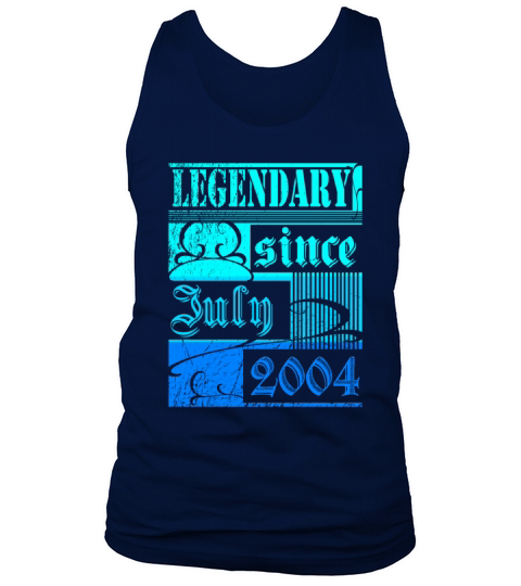 18th birthday Legendary since July 2004 Vintage Tank Top Unisex