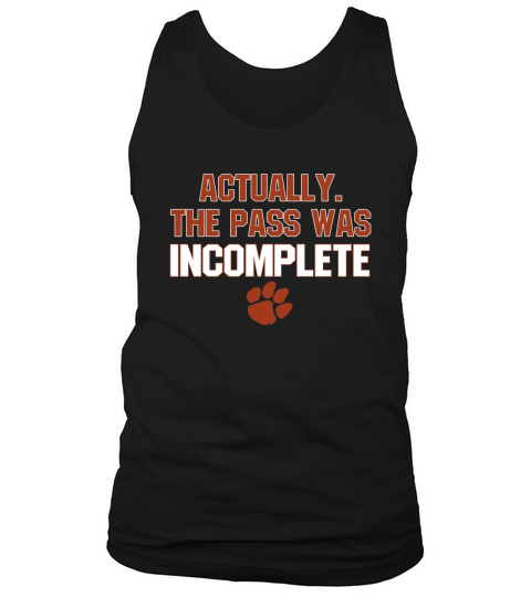 Actually The Pass Was Incomplete shirt - Unisex Long Sleeve Tank Top Unisex
