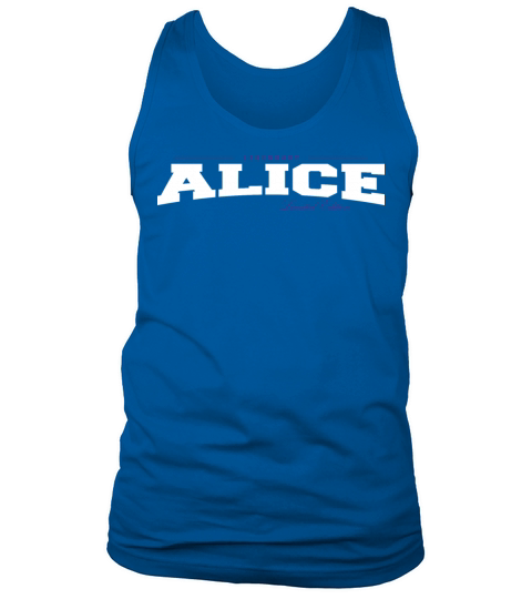 Alice Name Limited Edition Funny Retro Vintage 80s Tank Top Unisex