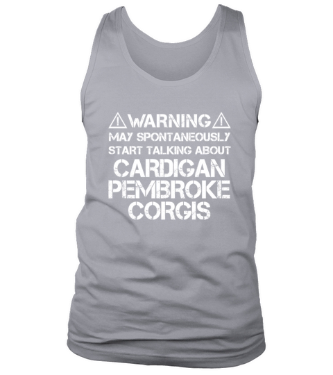 Cardigan Pembroke Corgi Warning Tank Top Unisex