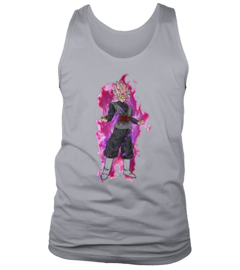 Dragon Ball Super - T-shirt Goku Rose Noire CHEMISE Tank Top Unisex