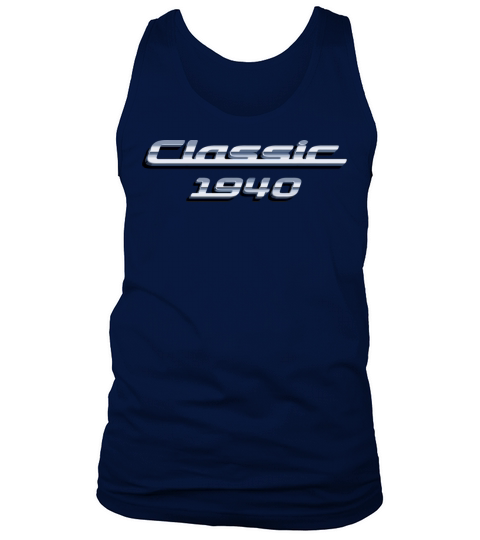 For 80 Year Old Vintage Classic Car 1940 80Th Birt Tank Top Unisex