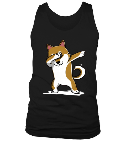 Funny Shiba Inu Dab Shirt Tank Top Unisex