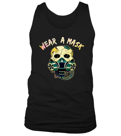 Gasmask Skull Horror gas mask gift japan Tank Top Unisex