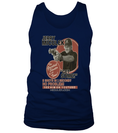 Jerry Miculek vintage poster shirt Tank Top Unisex