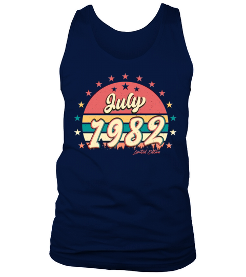 July 1982 40th Birthday Tank Top Unisex