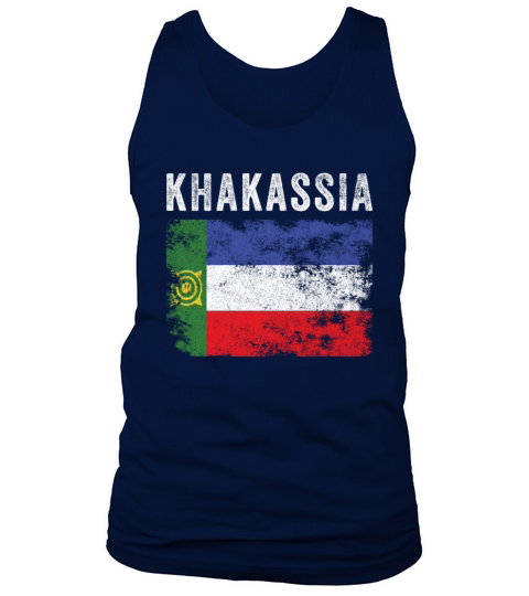 Khakassia Flag Distressed - Khakas Flag Tank Top Unisex