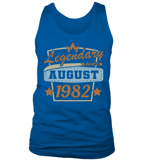 legendary since august 1982 40th birthday retro Tank Top Unisex