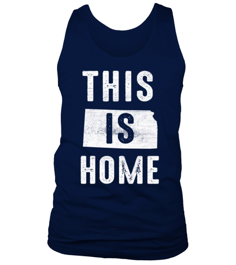 Map America US State Flag This Home Kansas Tank Top Unisex