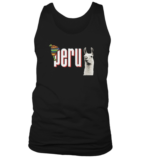 Peru Llama Alpaca T-shirt Travel Souvenir Lima Gift Funny Tank Top Unisex