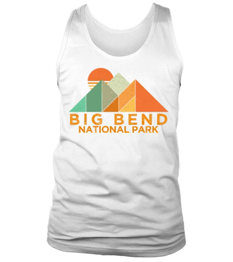 Retro Vintage Big Bend National Park Tank Top Unisex