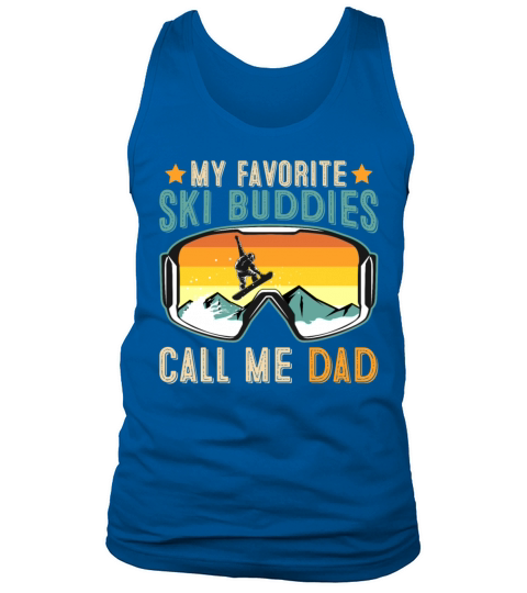 Ski Buddies Call Me Dad Vintage Tank Top Unisex