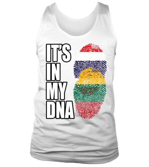 Thai And Lithuanian Vintage Heritage DNA Flag Tank Top Unisex