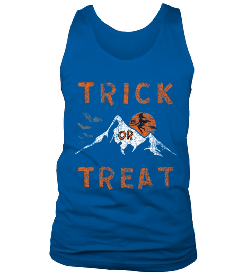 Trick Or Treat Halloween Witch Tank Top Unisex
