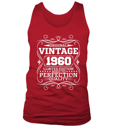 Vintage 1960 Original Limited Edition Tank Top Unisex