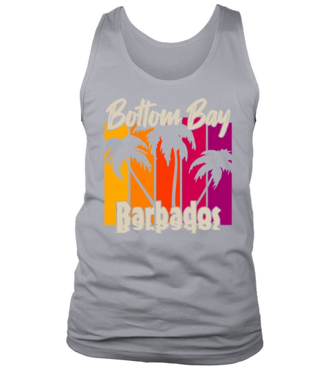 Vintage Bottom Bay Barbados Sunset Tank Top Unisex