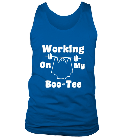 Working On My Booty Gym Halloween Workout fitness Tank Top Unisex
