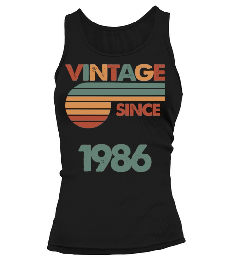 36th Vintage Birthday 1986 Tank top Woman