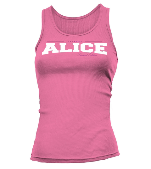 Alice Name Limited Edition Funny Retro Vintage 80s Tank top Woman