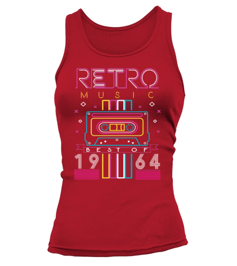 Best Of 1964 Retro Cassette Vintage Birthday Tank top Woman