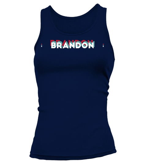 Brandon Name - Funny Name Brandon 80s theme Tank top Woman