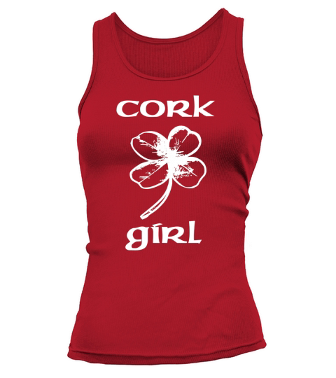 Cork Girl Irish For Women &amp;amp; Kids Black Youth Tank top Woman