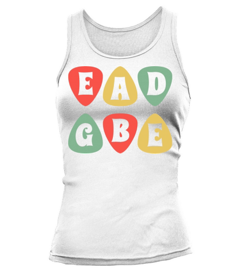 EADGBE Guitar Tuning - Vintage Musician Guitarist Tank top Woman