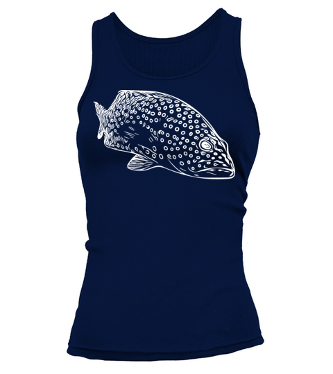 Elegant Vintage Spotted Grouper Tank top Woman