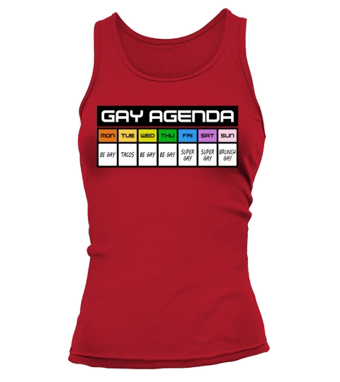 Gay Agenda Tank top Woman