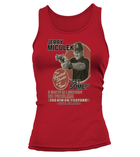 Jerry Miculek vintage poster shirt Tank top Woman