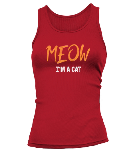 Meow Im A Cat Vintage Tank top Woman