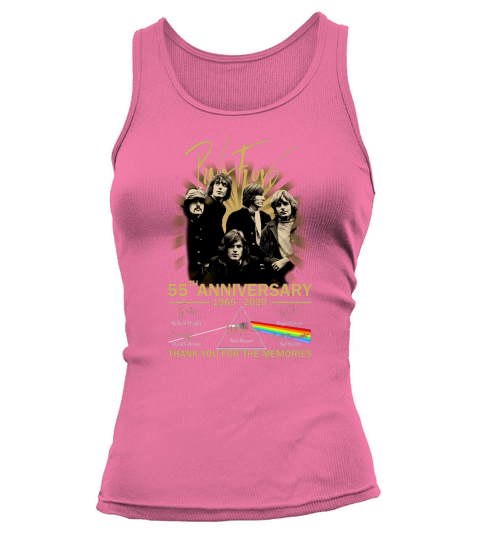 Pink Floyd 55th anniversary signature thank you for the memories shirt Tank top Woman