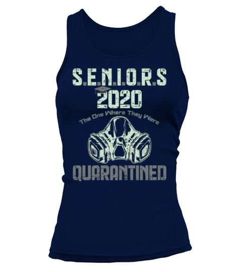 Quarantined Class of 2020 Graduation Seniors Matching Design Tank top Woman
