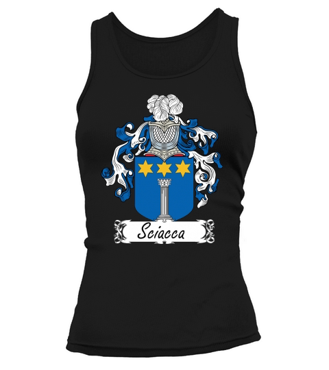 Sciacca Family Crest Italian Family Crests Tank top Woman