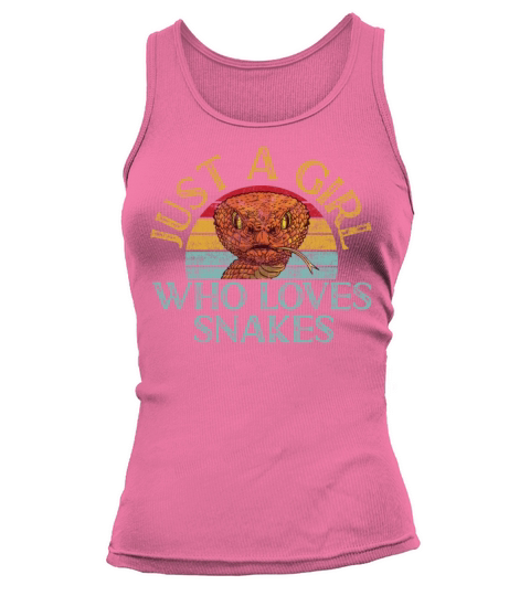 Snake Serpent Retro Vintage Just A Tank top Woman