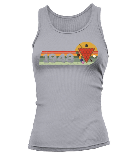 Snooker Snooker-game Vintage born 1948 Birthday Tank top Woman