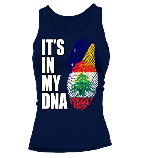 Tokelauan And Lebanese Mix Heritage DNA Flag Tank top Woman