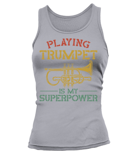 Trumpet Player Vintage Playing Tank top Woman