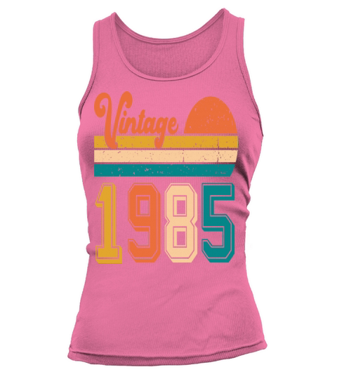 Vintage 1985 birthday gift Tank top Woman