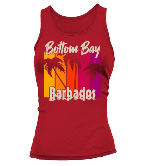Vintage Bottom Bay Barbados Sunset Tank top Woman