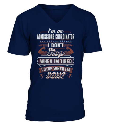 Admissions Coordinator V-Neck T-shirt