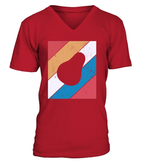 Avocado Vegan Lover Retro Veggie Diet Gift idea V-Neck T-shirt