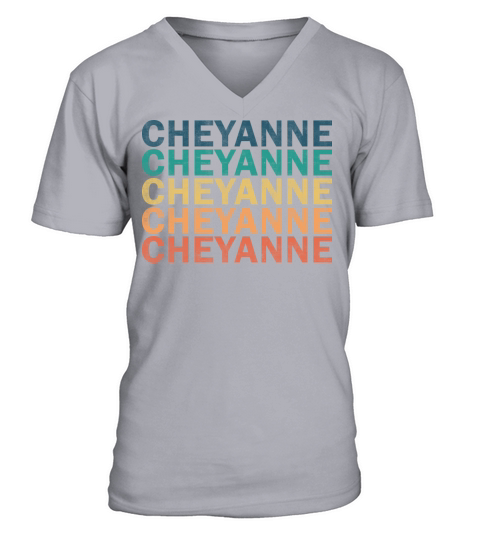Cheyanne Name T Shirt - Cheyanne Vintage Retro Nam V-Neck T-shirt