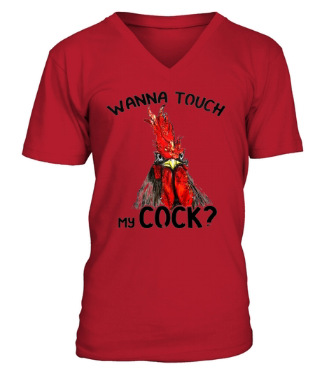 Chicken wanna touch my cock shirt - Baby Onesie V-Neck T-shirt