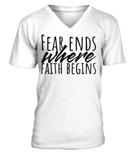 Christian Inspirational Messages V-Neck T-shirt