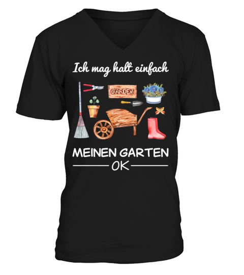 Garden Gardener Hobby Gardener Saying Gift V-Neck T-shirt