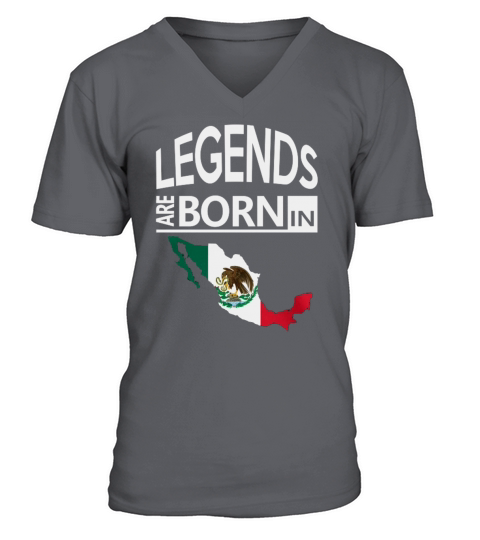 mexico pride mexican proud born legend cool gift V-Neck T-shirt