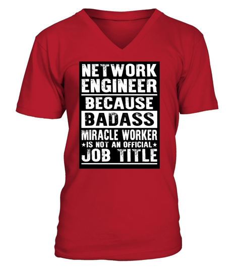 Network engineer - senior V-Neck T-shirt